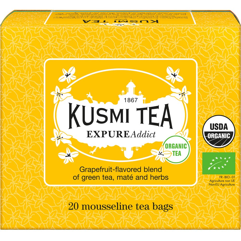 Amazon.co.jp: KUSMI TEA クスミティー エクスピュア アディクト 20